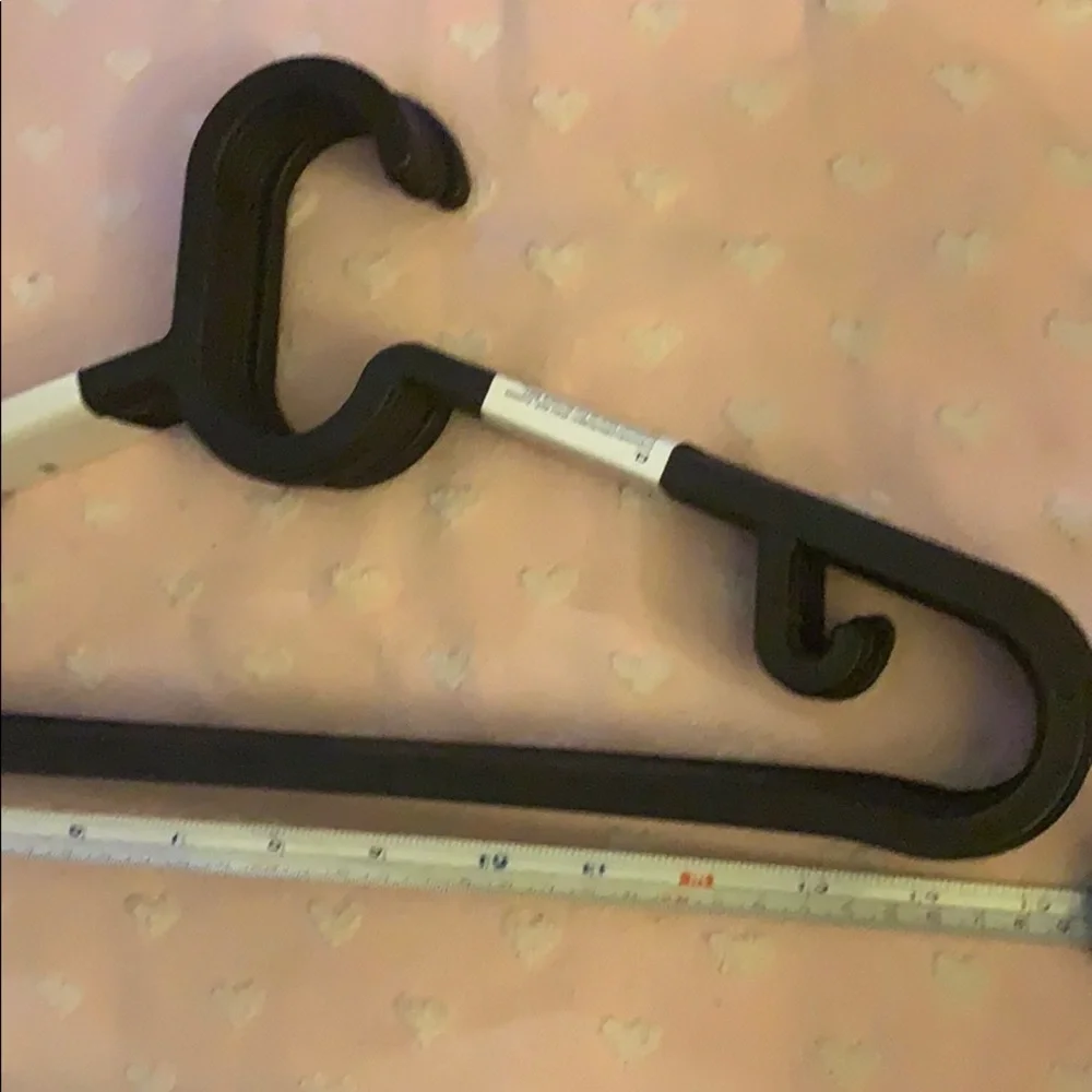 Set of 20 individual IKEA hangers plastic black SPRING CLEAN